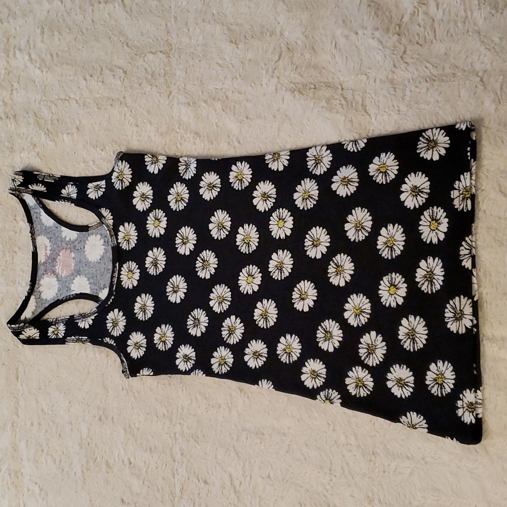 Sunflower ribbed tank top